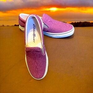 Eddie Bauer Haller Slip-On Wineberry color